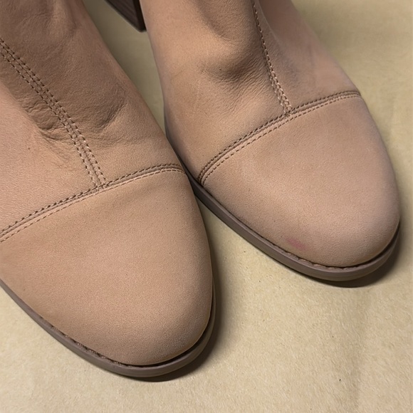 Toms Everly Leather Cutout Heeled Boot in Honey Tiny Cheetah - Picture 10 of 10